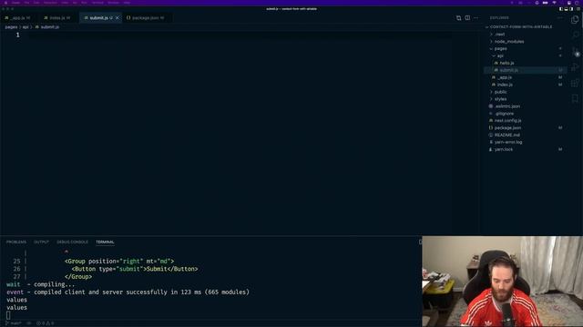 Create an Airtable powered contact form with Next.js смотреть онлайн