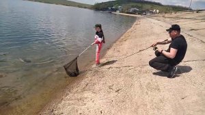 Рыбалка на Успенском водохранилище, Луганская Область.