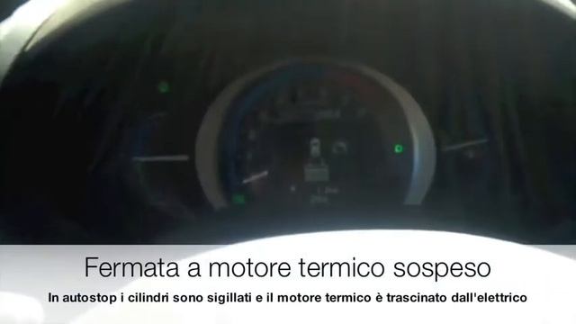 Auto Ibrida - Traffico urbano - uso tipico Honda insight 2009 - Hybrid car in urban traffic