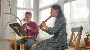 Блокфлейты-альт в ансамбле: Mollenhauer Canta + Moeck Stanesby