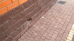 Тротуарная плитка, укладка рисунка и окантовка плитки.