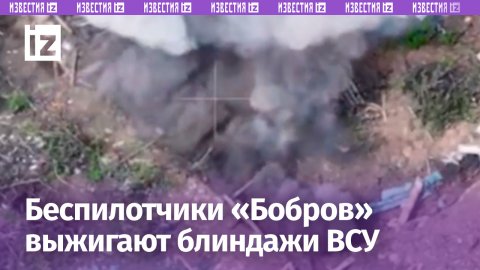 Беспилотчики «Бобров» выжигают блиндажи ВСУ точными ударами FPV-дронов