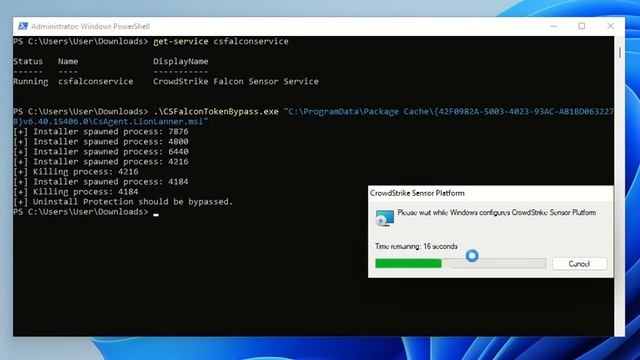 modzero Security Advisory [MZ-22-02]: Uninstall Protection Bypass for CrowdStrike Falcon Sensor смотреть онлайн