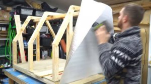 Собачья Будка с ТЕПЛЫМ ПОЛОМ своими руками   Timelapse  Пошаговая инструкция