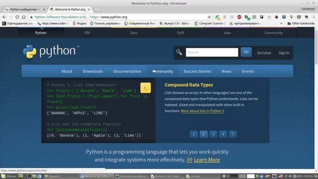 python (урок №1) смотреть онлайн