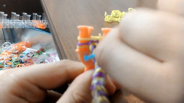 Плетение из резинок браслет рыбий хвост смотреть онлайн