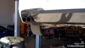 Звук выхлопа BMW 5 SERIES кузов F10 глушитель magnaflow плюс доработка