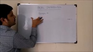 1. PERL Programming Language Introduction |Detailed Explanation| A Sample PERL Program|PERL Tutoria