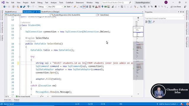 Dev Express C# Course with Project | Student Registration Project in c# Devexpress Part 31/31