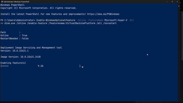 Enable hyper v on powershell смотреть онлайн