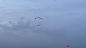 Первые учебные полеты на парамоторе