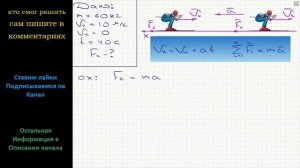 Физика Лыжник массой 60 кг, имеющий в конце спуска с горы скорость 10 м/с, остановился через 40 с