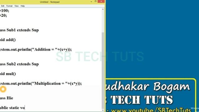 Hierarchical Inheritance with Example Program in Java | Inheritance | Java Programming | in Telugu