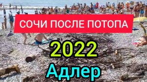 СОЧИ 2022 после ПОТОПА❗ Отдых в Сочи (Адлер). Лучшие пляжи в Сочи сегодня. ТРЦ Мандарин/Сочи парк