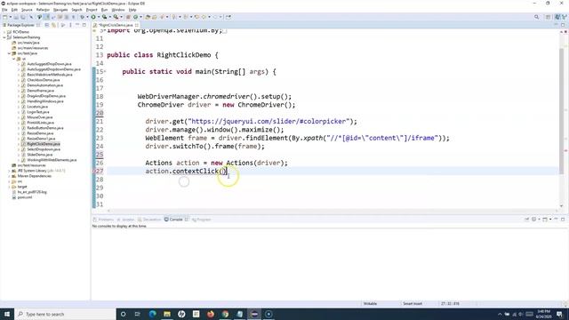 Selenium WebDriver Tutorial#30 - How to Perform Right Click in Selenium