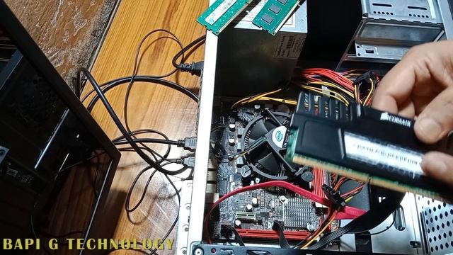 computer on but no display on screen. Cpu turn on no display. no signal in Bangla.Bapi G Technology