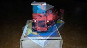 Урок.?Как сделать ☆Дт-75☆ из пластилина! Трактор из пластилина!