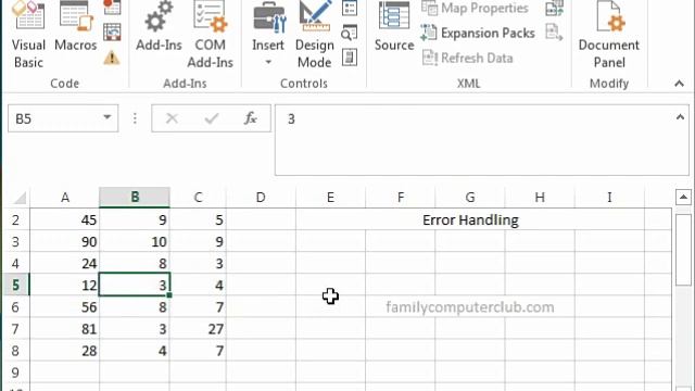 Error Handling Excel VBA смотреть онлайн