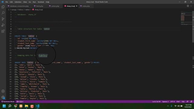 How to Connect Datatable inline editing delete | Datatables Select Box Pagination