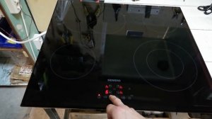 Siemens ET651BNB1E чёрная электро стеклокерамическая варочная поверхность