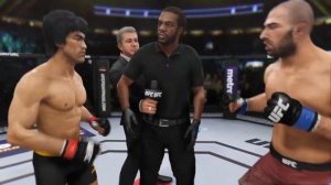 Bruce Lee VS Omari Akhmedov Final Match KO UFC 3 PS4 Gameplay - Part 3