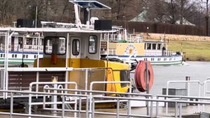 Когда идешь по течению видишь спины, против течения видишь лица. Река Эльба, Германия, Дрезден