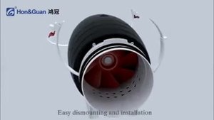 Сверхтихий вытяжной вентилятор hon & guan, встроенный воздуховод с смешанным потоком, на Aliexpress