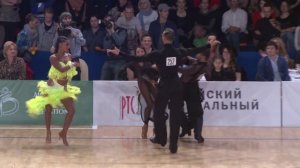 Воронов Валентин - Имрекова Алина, 1/4, Samba