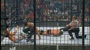 Elimination Chamber: HHH vs Goldberg vs HBK vs Randy Orton vs Y2J vs Kevin Nash, Summerslam 2003