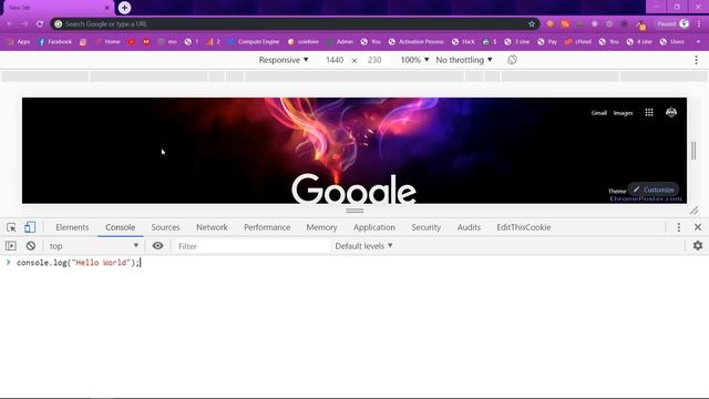 Hello World Program in JavaScript Console (தமிழில்) | JavaScript For Beginners in Tamil