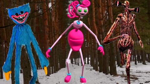 Мама длинные ноги в реальной жизни собирает оставшиеся игрушки Poppy platime