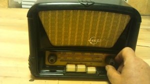 Радиоприемник стрела  настроен после реставрации