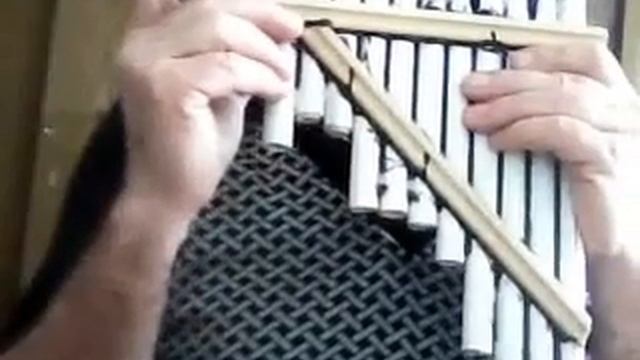 панфлейта из пвх трубы  pvc pipe pan flute