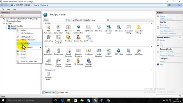 How to run site using Https on IIS(Install SSL certificate for website) смотреть онлайн