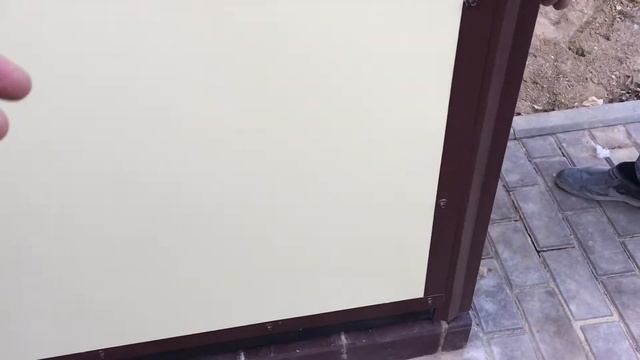 Металлический хозблок 3х2 односкатный
