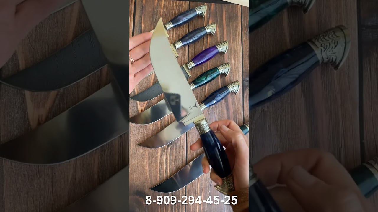 Узбекские пчаки #ножиручнойработы #кованыеножи