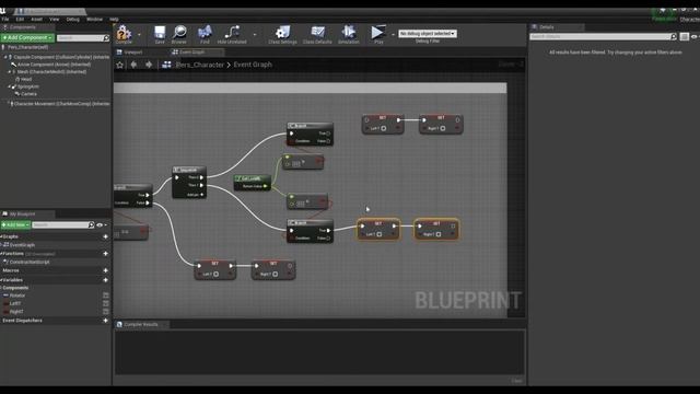 Сделаем повороты на месте Unreal Engine Turn In Place