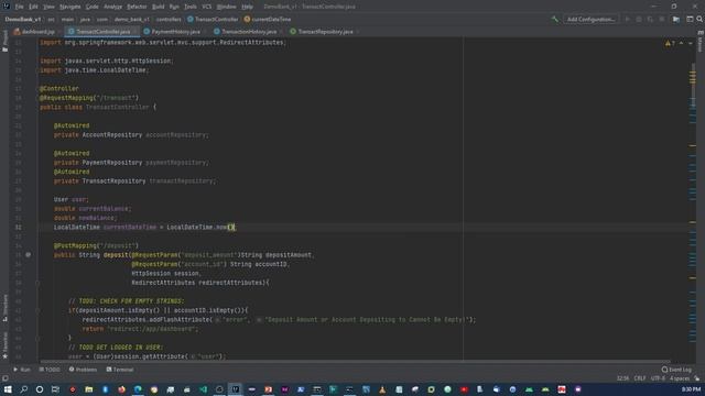 32 DEMO ONLINE BANKING APP WITH SPRING BOOT TRANSACTION AUDIT TRAIL SETUP смотреть онлайн