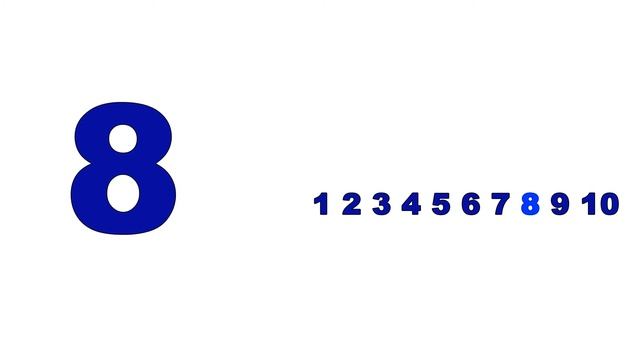 Учим цифры. 1-10 смотреть онлайн