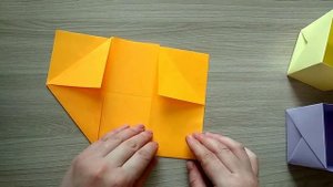 Как сделать коробочку из бумаги / Оригами коробочка / Easy paper box / ORIGAMI BOX