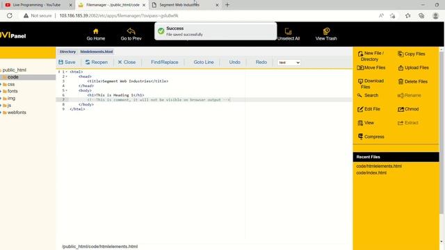 HTML Elements : Basic Heading Tags - H1, H2, H3, H4, H5, H6 смотреть онлайн