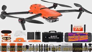 Autel Robotics EVO II Dual 640T Enterprise Bundle, 640*512@30fps Thermal Imaging Sensor＆8K Visual C