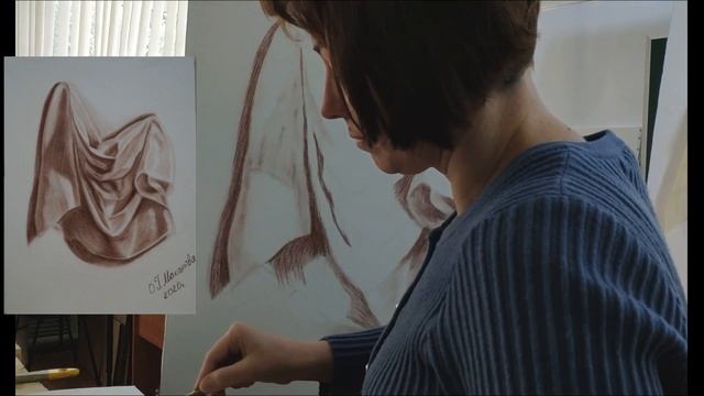 Рисунок драпировки мягкими материалами смотреть онлайн