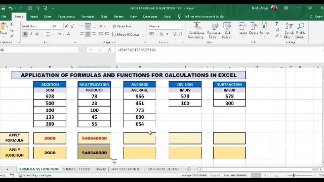 HOW TO USE FORMULA AND FUNCTION IN EXCEL-What are the 7 basic Excel formulas-SUM, AVG, MIN, MAX...