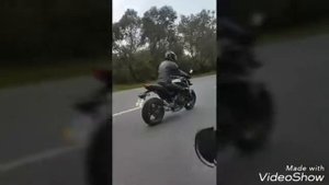 Honda cb600 Hornet jump wheelie top speed