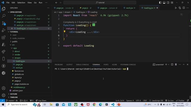 NEXT.JS 13  TUTORIAL #12 STREAMING IN NEXT.JS    #nextjs #nextjstutorial #nextjs13