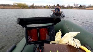 Разведка,степная речка,поиск хищной рыбы на лодках.24.03.24