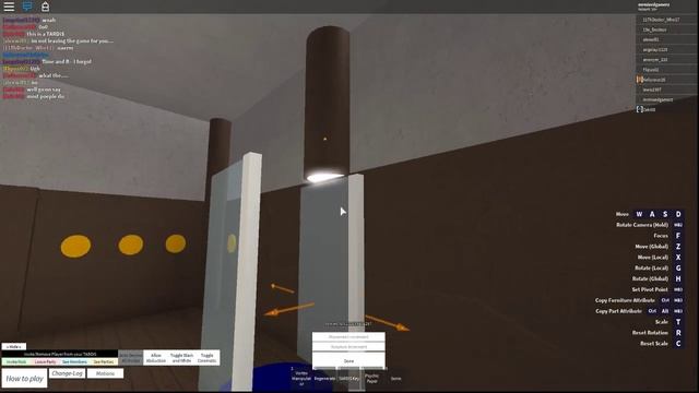 Easy Doctor Who TARDIS Flight-Classic Interior Build -Roblox- смотреть онлайн