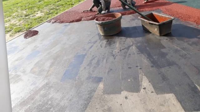 Бесшовное резиновое покрытие детской площадки смотреть онлайн