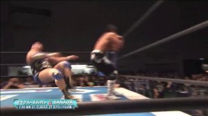 Michael Elgin vs. SANADA (NJPW G1 Climax 27 - Tag 10)